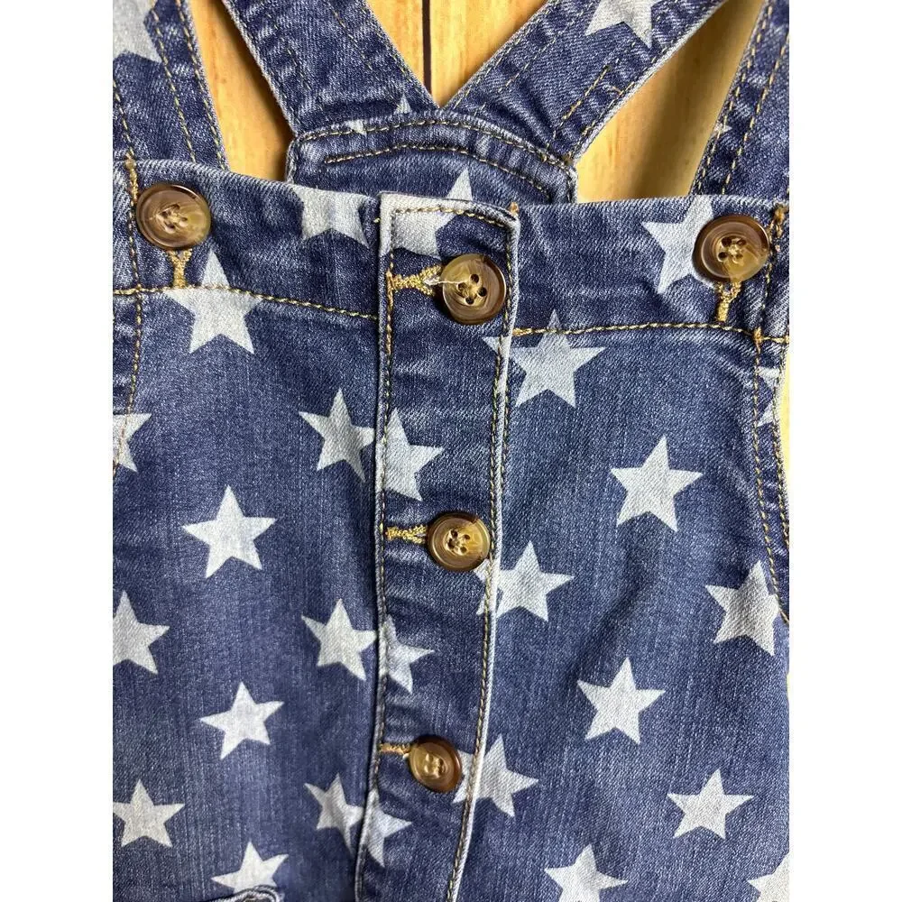 Wonder Nation Overall Denim Dress with Pockets Starts Girl's Size 5T
